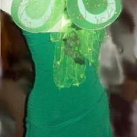Tinkerbell costume-custom-dress,wings,wand - Thumbnail 1