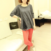 Rivet Cut Out Hollow Shirt - Thumbnail 4