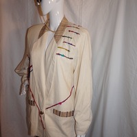 Vintage Mary Flangon Cream Blazer Size 1x - Thumbnail 2