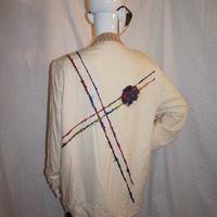 Vintage Mary Flangon Cream Blazer Size 1x - Thumbnail 3