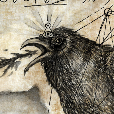 Raven and skull-to be read at ceremony