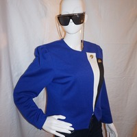 Vintage Leslie Fay Blue Top Size L  - Thumbnail 1