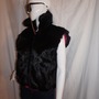 Vintage Black Rabbit Fur Reversible Vest Size M -2