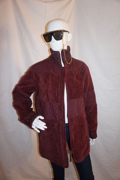 Vintage foxland burgundy coat size s-m