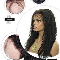 22" Brazilian Kinky Curly "Glueless" Lace Front Wig [*New*]" - Thumbnail 1