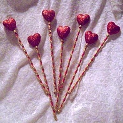 Queen of hearts wand--alice in wonderland--faeryspell creations