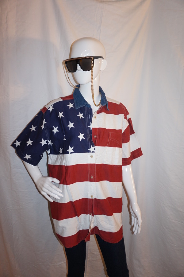 Vintage Carolina Colours Flag Top Size 1x