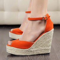 Elegant Straw Wedges - Thumbnail 1