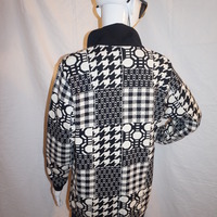 Vintage Bleyle Black white Sweater Size 1x - Thumbnail 3