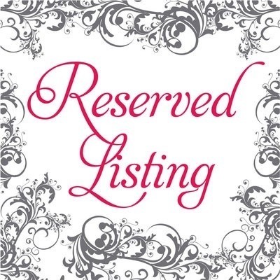 Reserved listing Ircurcio