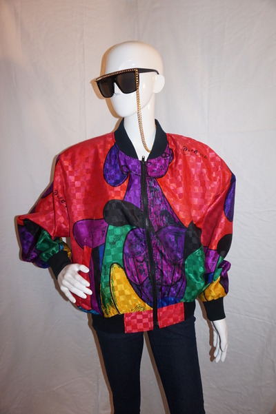 Vintage rainbow collection picasso bomber size xl
