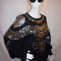 Vintage Bonnie Boerer Silver Beaded Sweater Size 2x-2