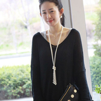 Loose Batwing Oversized Sweater - Thumbnail 1