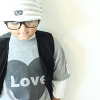 Striped White & Gray Beanie Hat - Thumbnail 2