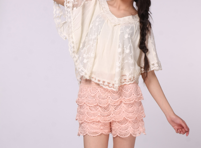 Baby Colors Tiered Shorts