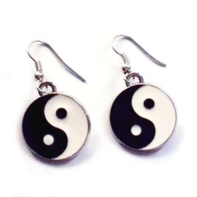 Yin yang earrings