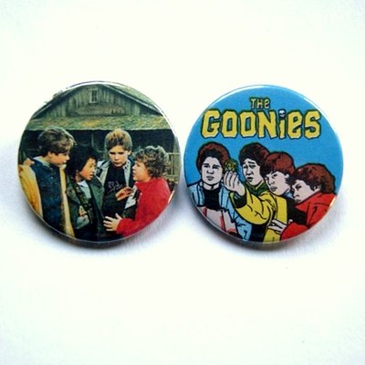 The goonies - pinback button, magnet or clip 1.5 inch (38mm)