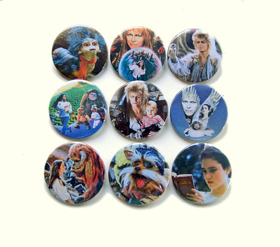 Labyrinth - pinback button, magnet or clip 1.5 Inch (38mm)
