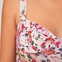 Floral Crop Corset Top - Thumbnail 2