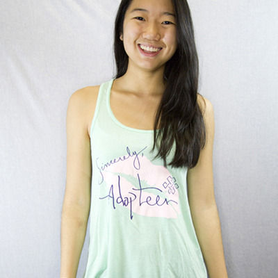 Xoadopteen flowy racerback tank - mint