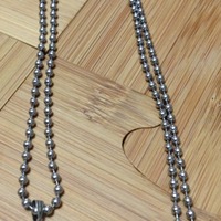 Half Moon Pendant-Blue-Necklace-Unisex - Thumbnail 1
