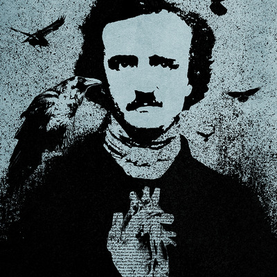 Poe with ravens and heart - Thumbnail 4