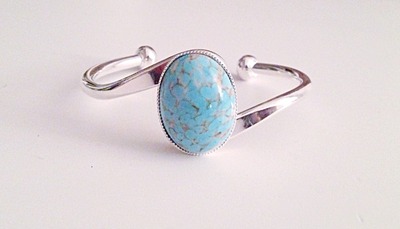Turquoise Matrix Bangle