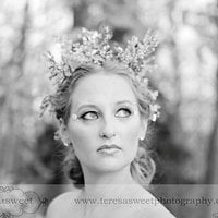 Winter Fairy/Snow Queen Crown--Faeryspell Creations-Custom Crown-Tiara-Wedding-Festival-Photo Prop - Thumbnail 1