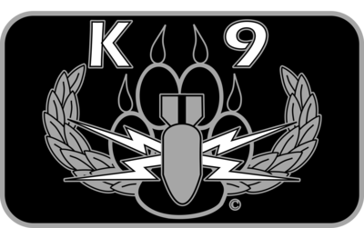 Alpha Explosives Detection K9 Patches