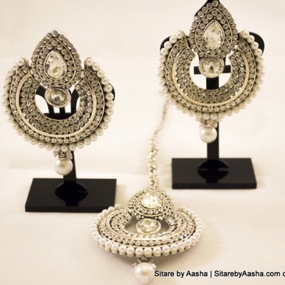 Amrita tikka and earring set 