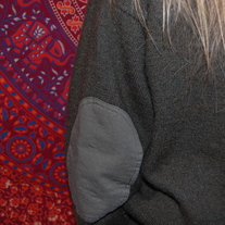 Moss Elbow Patch Sweater