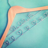 Natural/Maple Personalized 2 Line Hanger - Thumbnail 2