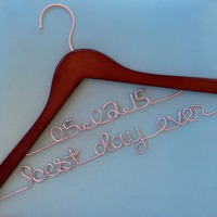 Personalized 2 Line Walnut Hanger - Thumbnail 2