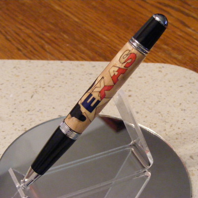 #119 texas longhorn inlay 