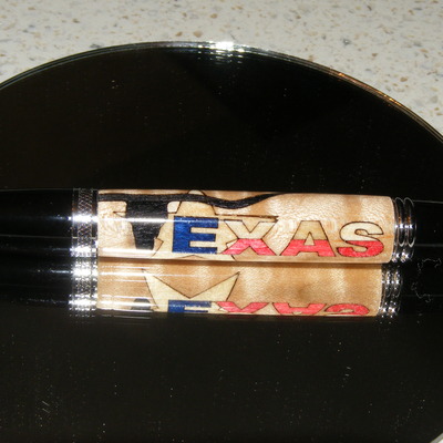 #119 texas longhorn inlay 