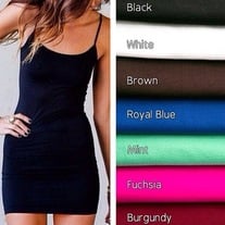Essential Tank Dress - Assorted Colors