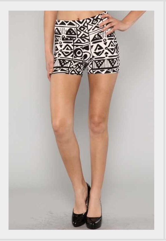 Geo Print Shorts