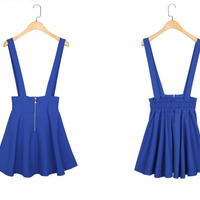 SKATER SUSPENDER OVERALL DRESS - Thumbnail 2