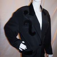 Vintage I.B. diffusion Black Blazer Size 2x - Thumbnail 1