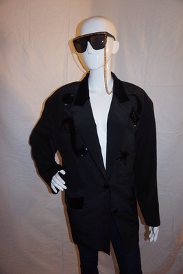 Vintage i.b. diffusion black blazer size 2x