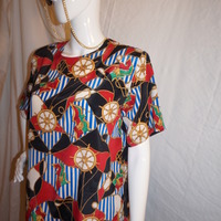 Vintage Notations Nauticial Top Size L  - Thumbnail 2