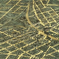 Atlanta, GA in 1871 - Bird's Eye View Map, Aerial, Panorama, Vintage, Antique, Reproduction, Giclée, Framable, Fine Art, Wall art - Thumbnail 3