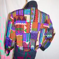 Vintage Vital Elements Aztec Print Jacket Size XL - Thumbnail 3