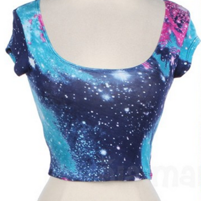 Galaxy crop top - Thumbnail 4