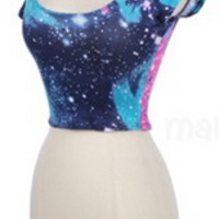Galaxy Crop Top - Thumbnail 2
