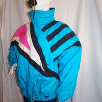 Vintage Tyrolia Blue Puff Jacket Size XL - Thumbnail 2