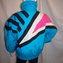 Vintage Tyrolia Blue Puff Jacket Size XL-3