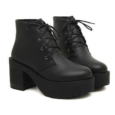 Chunky platform boots