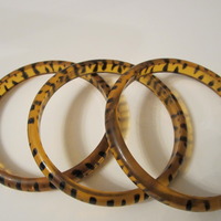 NEW Amber Tigress Bangle Set - Thumbnail 2