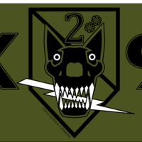 2** K9 Skull license plate - Thumbnail 1